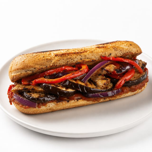 Eggplant Parmesan Hot Sub (Large).