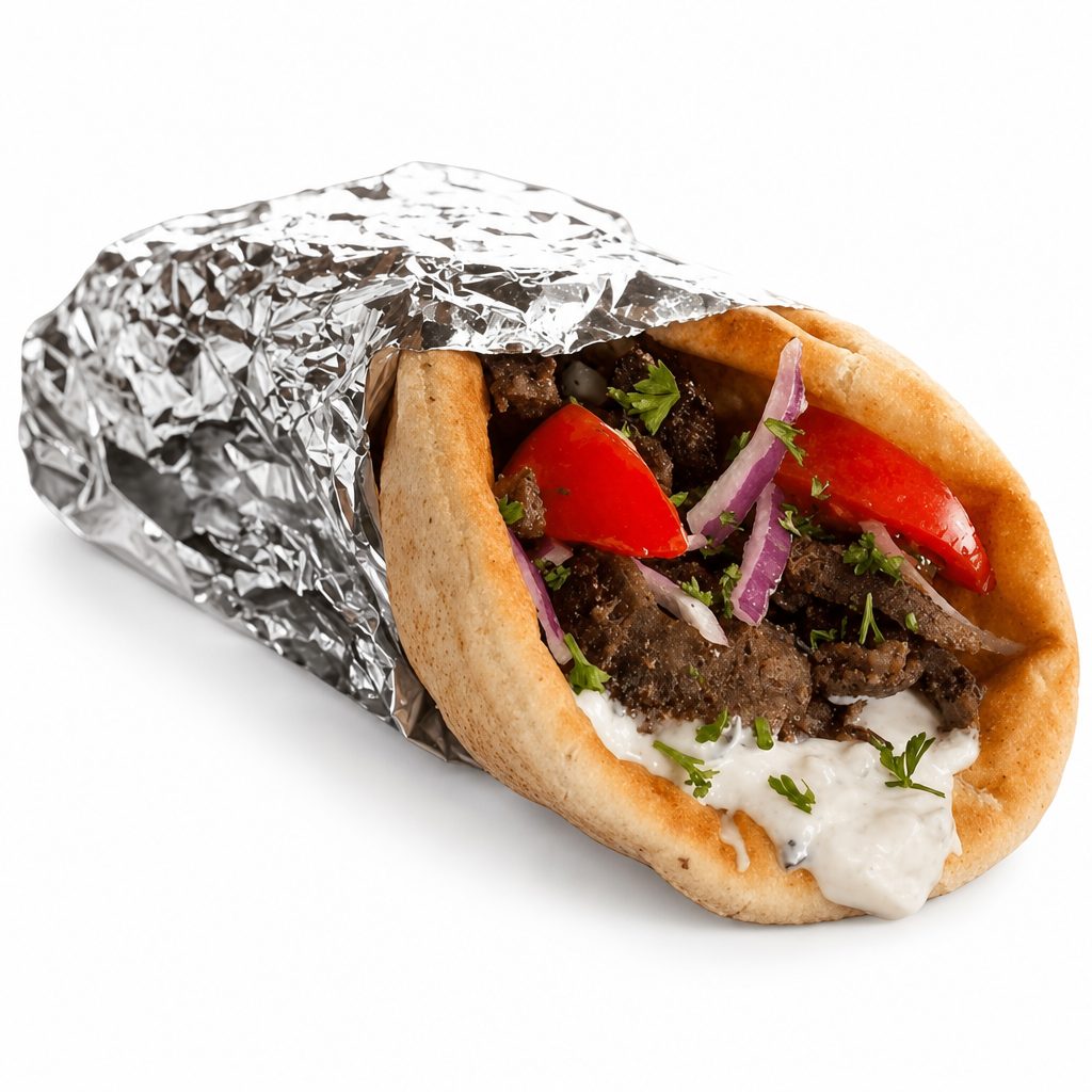 Gyro on Pita.