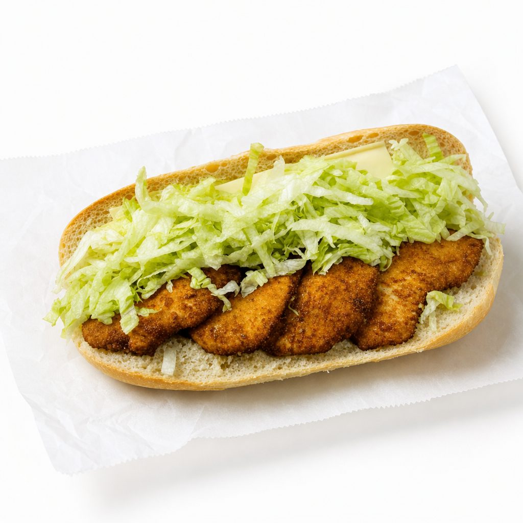 Chicken Cutlet Parmesan Hot Sub (Small).