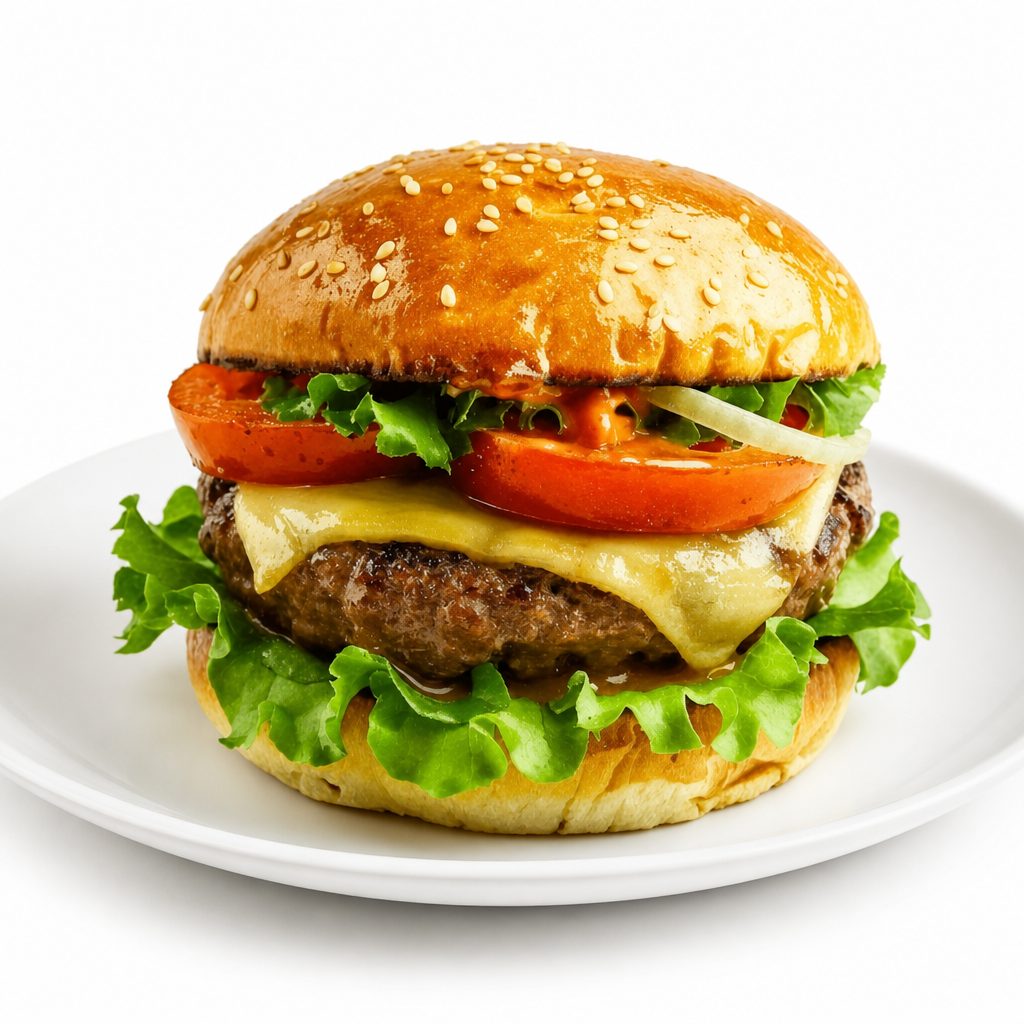 BBQ Burger Dinner.