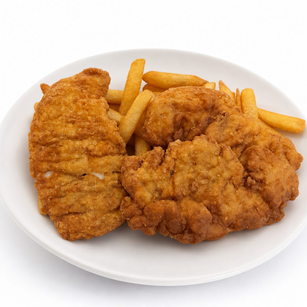 Kids Chicken Fingers and French Fries.
