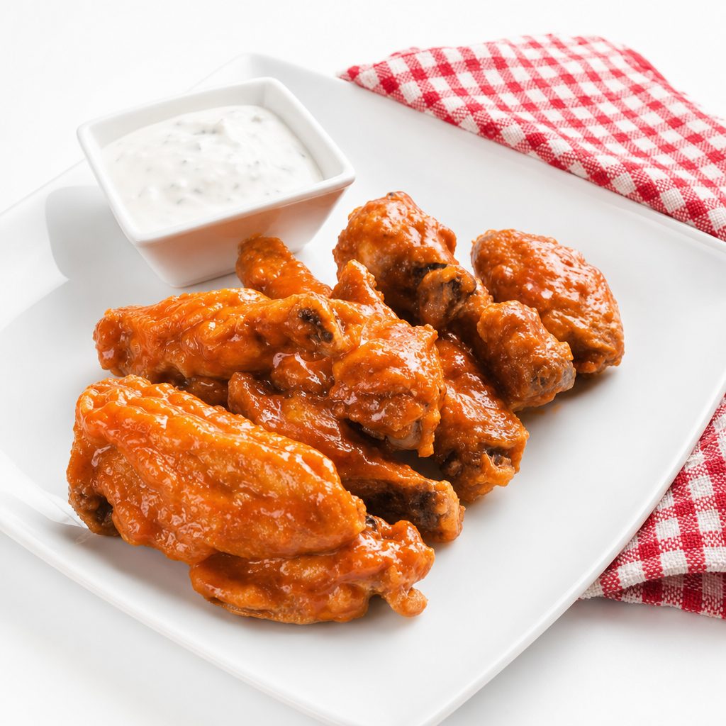 Buffalo Chicken Wings Dinner.