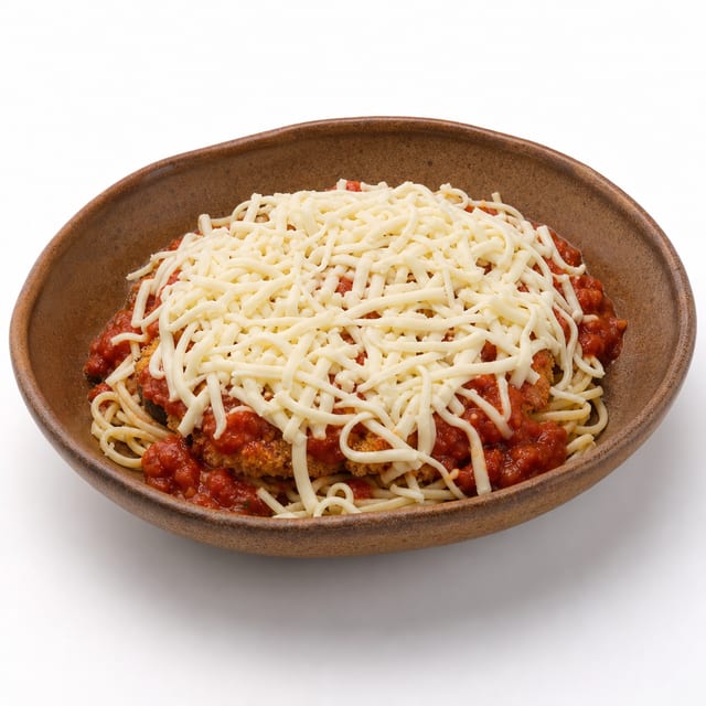 Pasta with Chicken Cutlet.