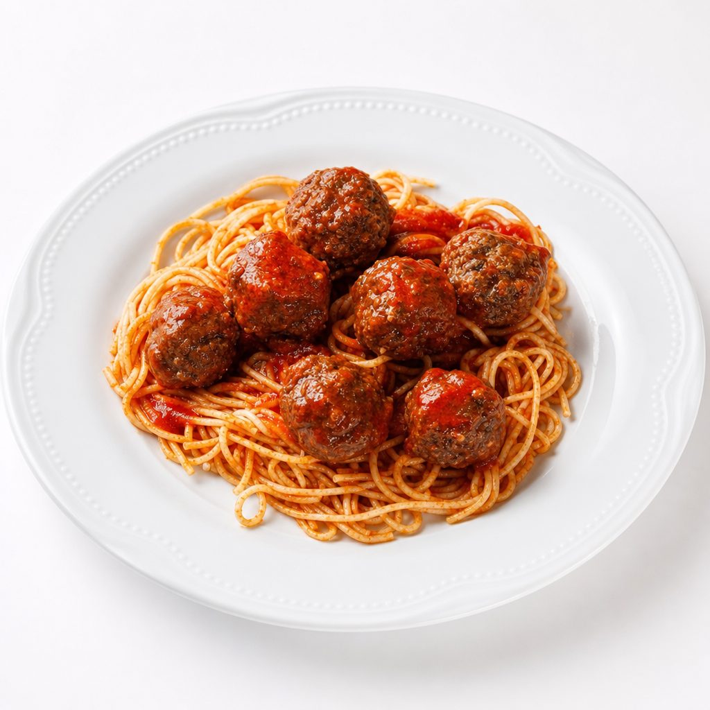 Pasta with Meat Ball.