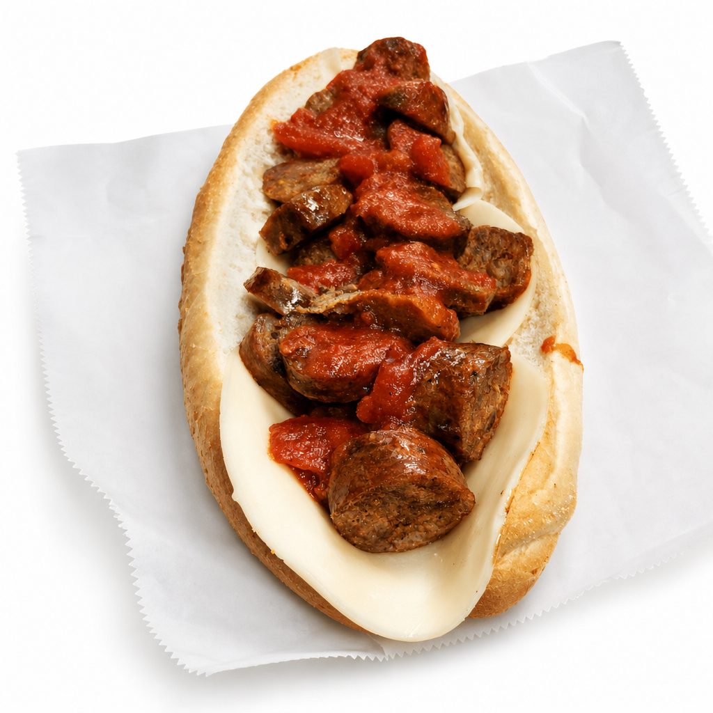 Sausage with Cheese Hot Sub (Large).