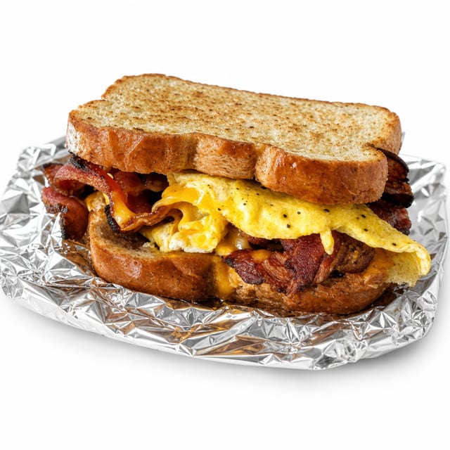 X-Egg Bacon Hot Sandwich.