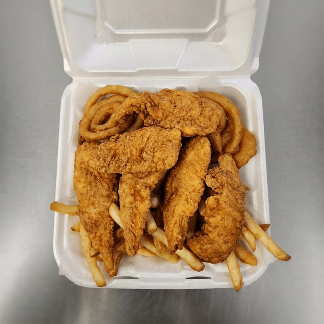 Chicken Fingers Dinner.