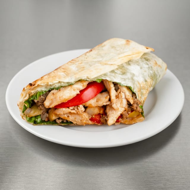 Chicken Burrito Wrap.