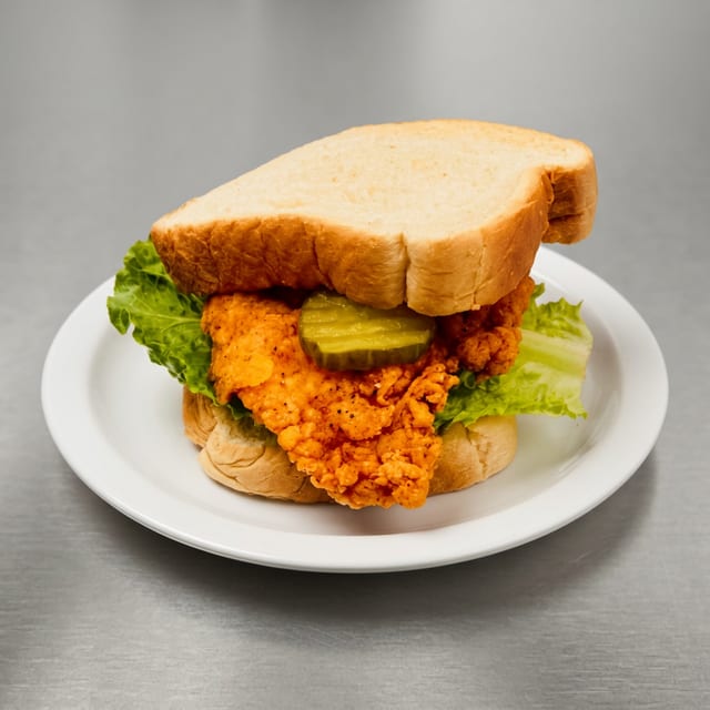 Chicken Finger Sandwich.