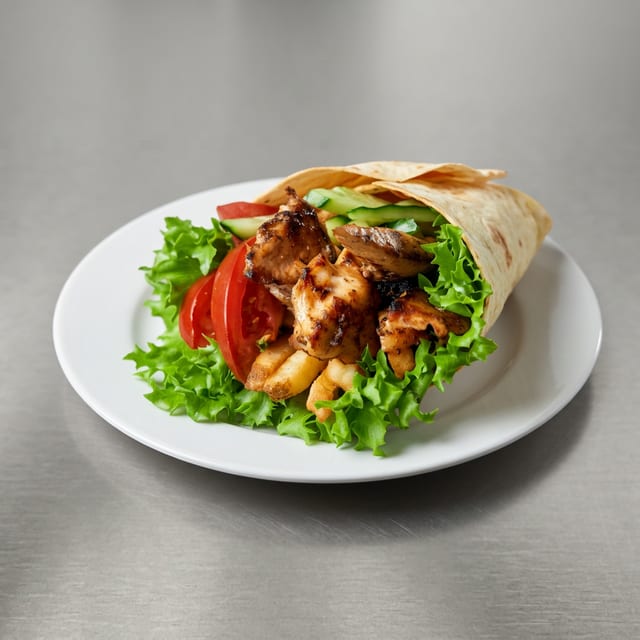 Grilled Chicken Caesar Wrap.