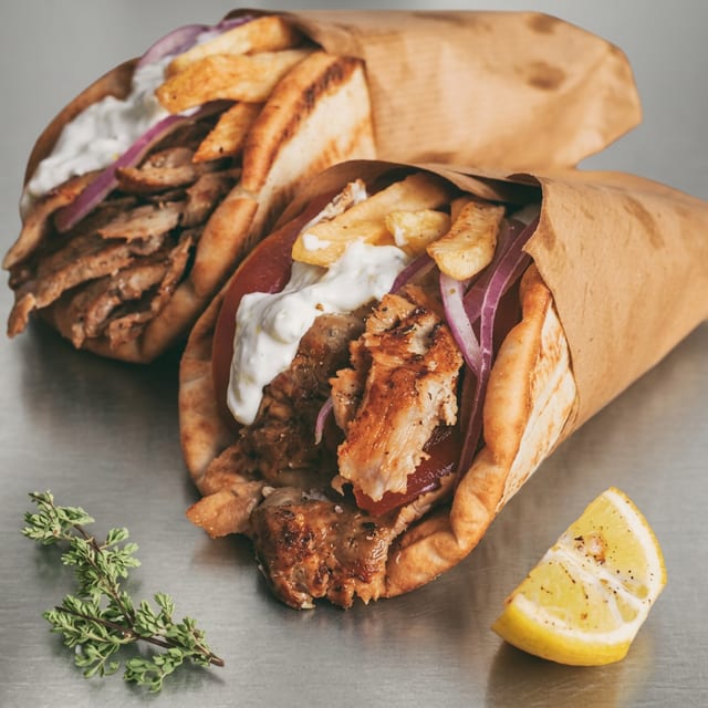 Steak Tip Gyro.