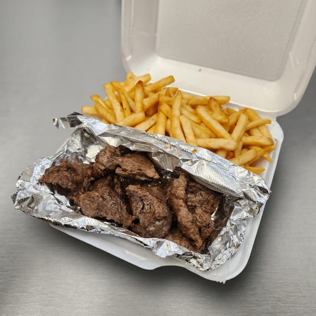 Steak Tips Dinner.