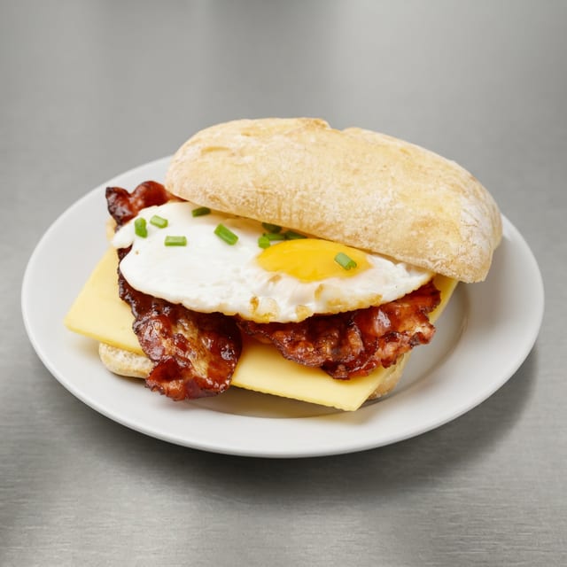 Bacon Egg & Cheese Sub.