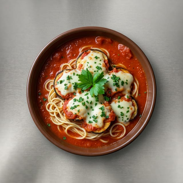 Pasta with Eggplant.