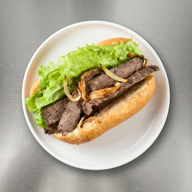 Steak & Onions Sub.