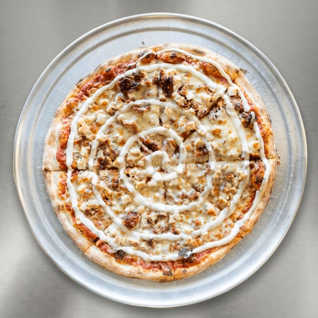 Chicken Bacon Ranch Pizza.
