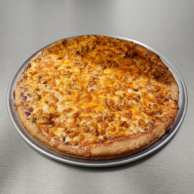 Chicken Buffalo Pizza.