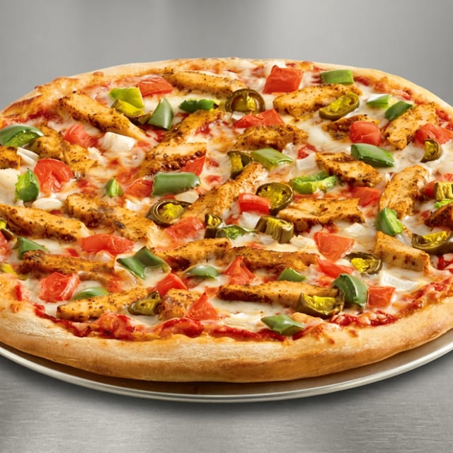 Chicken Fatija Pizza.