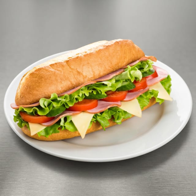 Ham & Cheese Cold Sub.