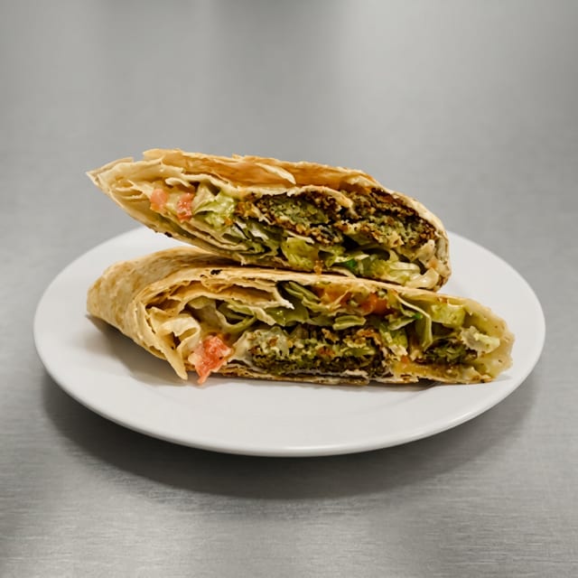 Hot Veggie Special Wrap.