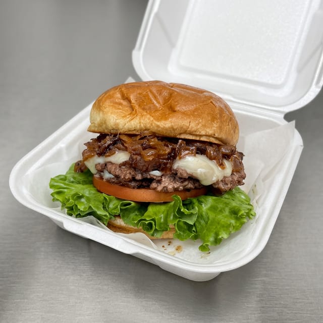 California Burger Dinner.
