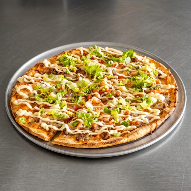 Shaved Steak Pizza.