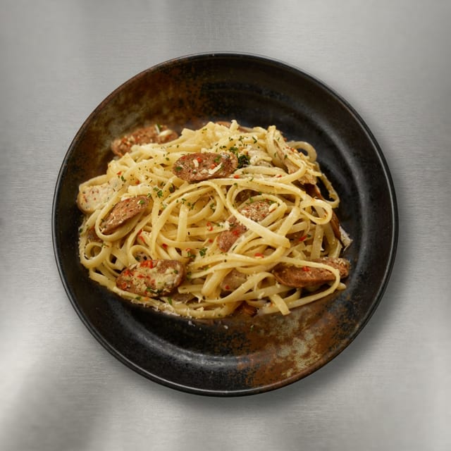Pasta with Sausage.