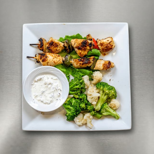 Grilled Chicken Dinner.