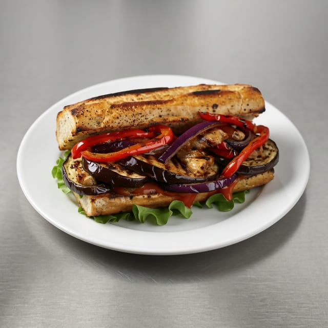Eggplant Parmesan Hot Sub (Large).