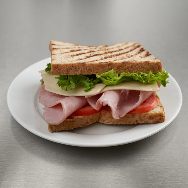 Turkey & Cheese Cold Sandwich.