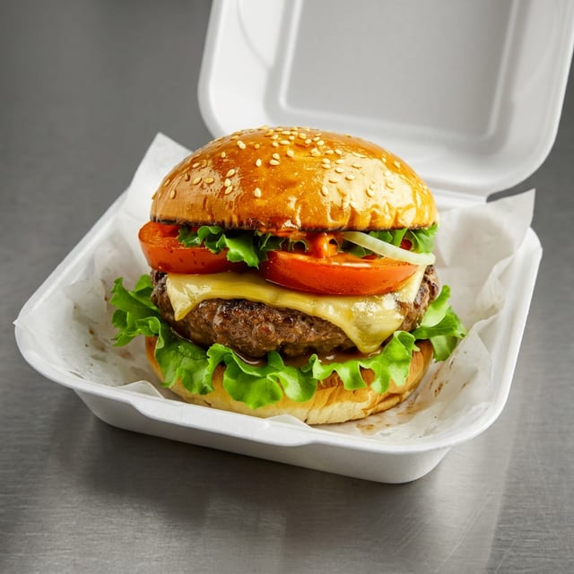 BBQ Burger Dinner.