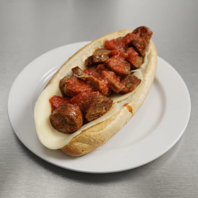 Sausage with Cheese Hot Sub (Large).