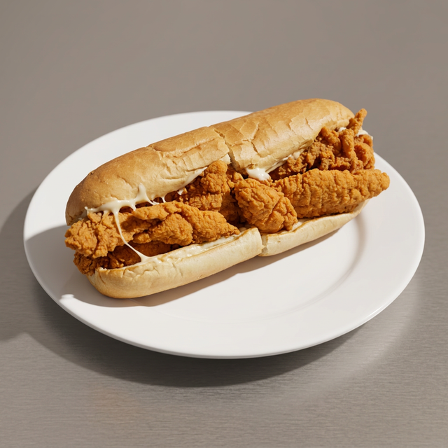 Chicken Fingers Hot Sub (Large).